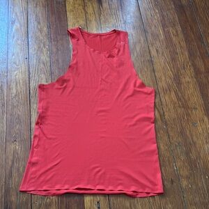 Red Sleeveless Lululemon Men’s Workout Top